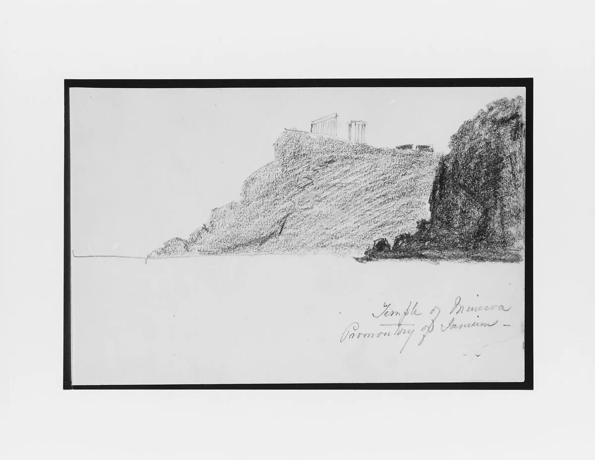 Temple of Minerva (from Sketchbook) — Mary Newbold Sargent