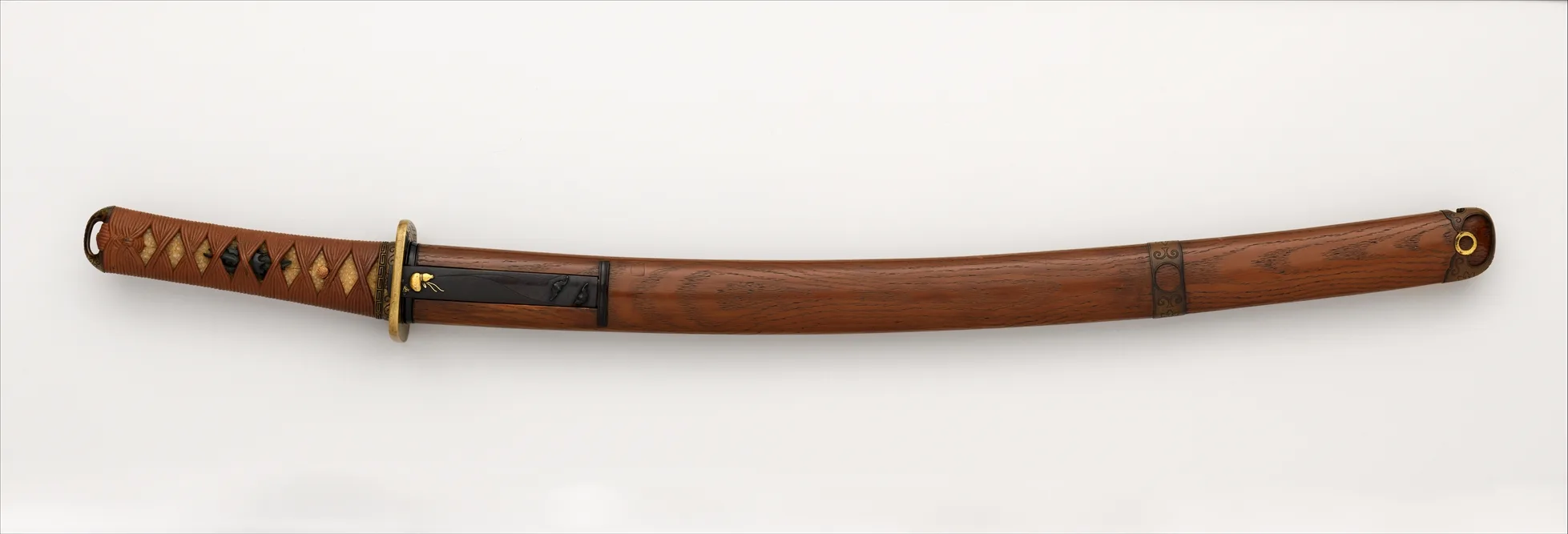 Mounting for a Short Sword (<i>Wakizashi Goshirae</i>) — Shibata Zeshin|Tsuchiya Masayoshi Yasuchika