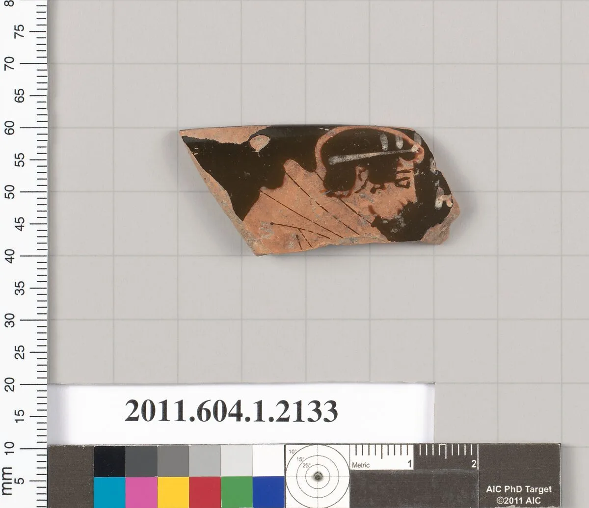 Terracotta rim fragment of a kylix (drinking cup) — Unknown