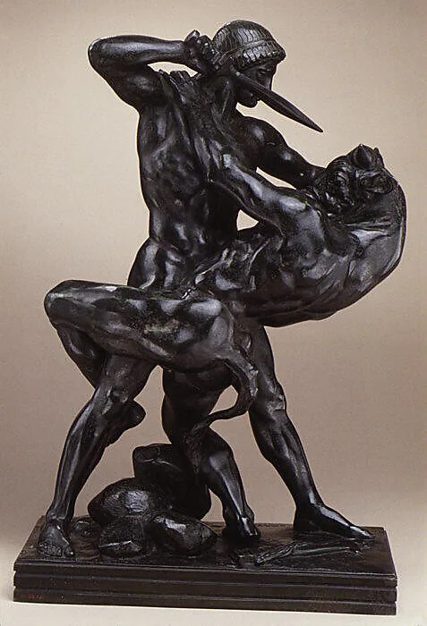 Theseus Slaying the Minotaur — Antoine-Louis Barye
