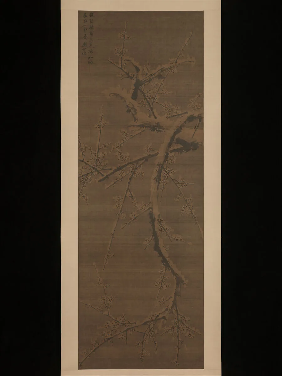 明 劉世儒 雪梅圖 軸|Plum in snow — Liu Shiru