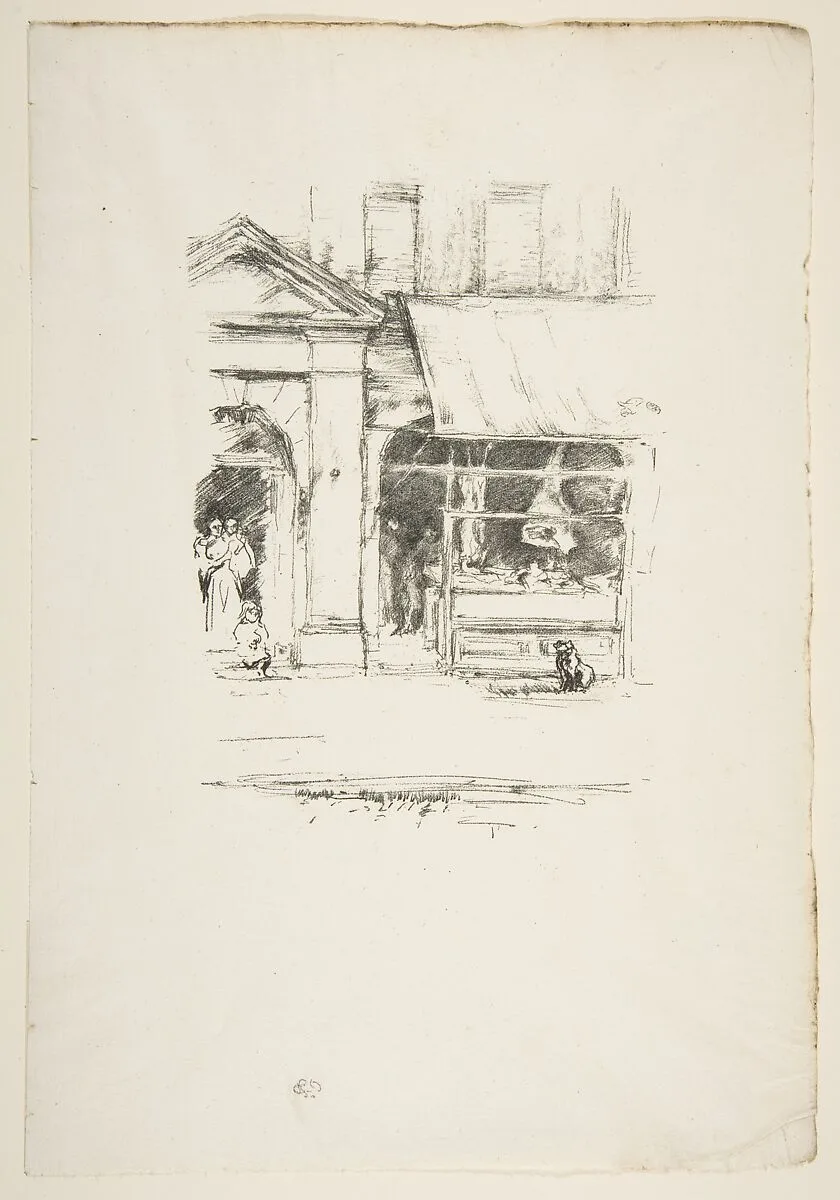 The Butcher's Dog — James McNeill Whistler