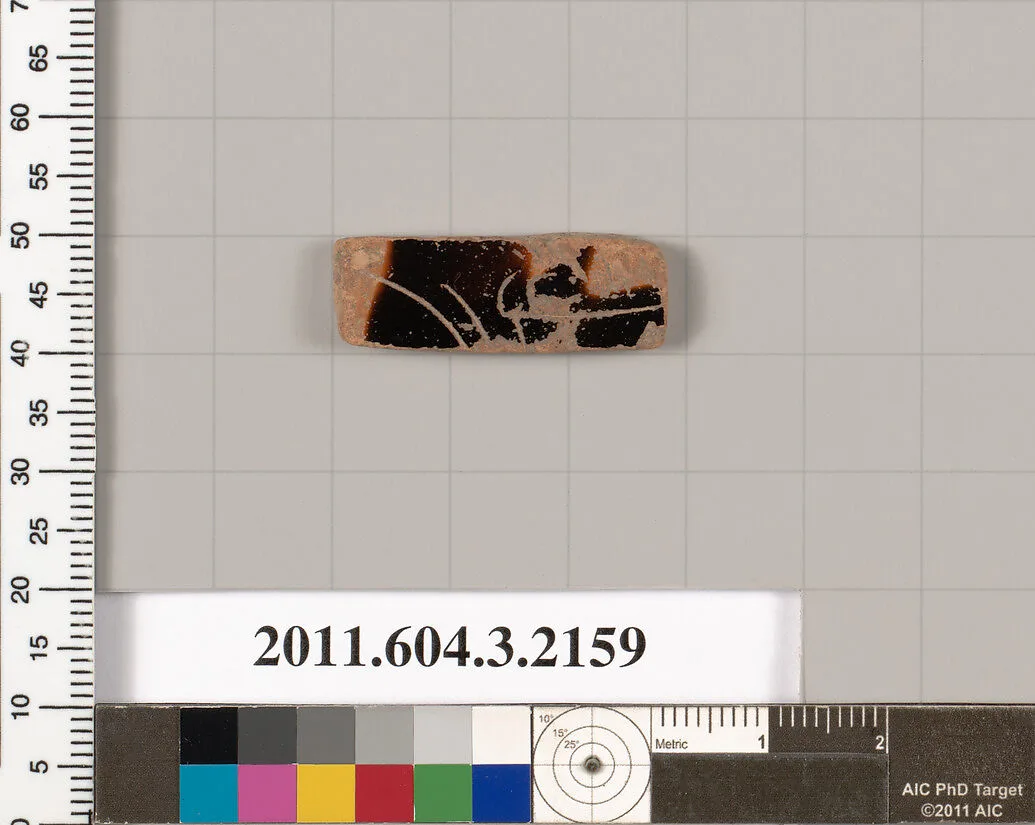 Terracotta fragment of a kylix (drinking cup) — Unknown