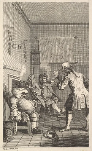 Frontispiece to "Tristram Shandy," Volume 1