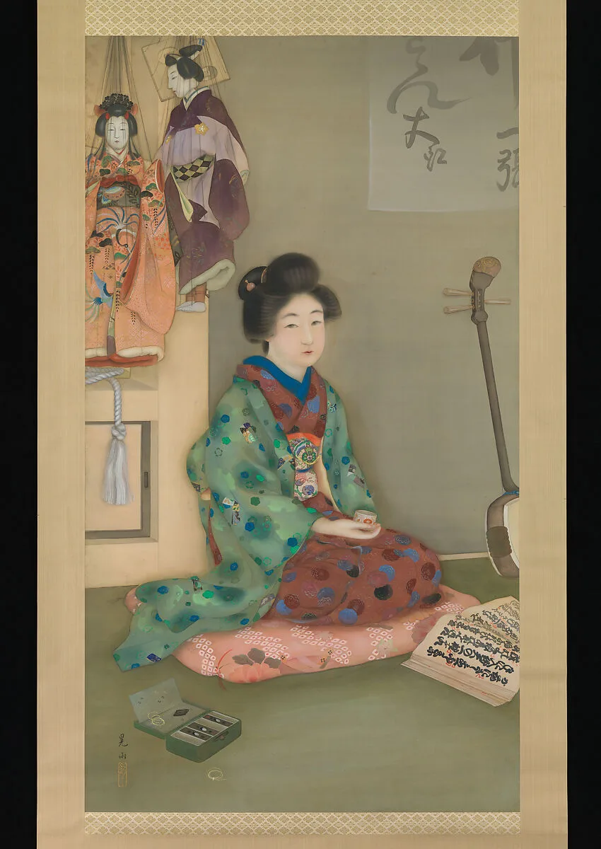 娘義太夫|Female Chanter for Jōruri Puppet Theater — Arai Kōu