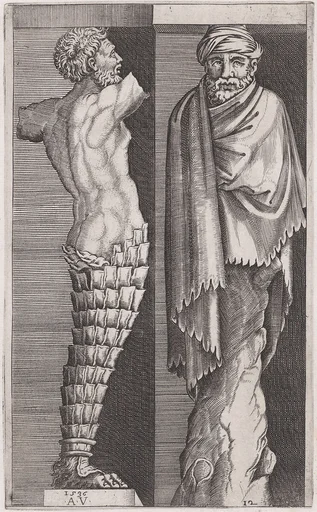 Two Men from "The Hermae"