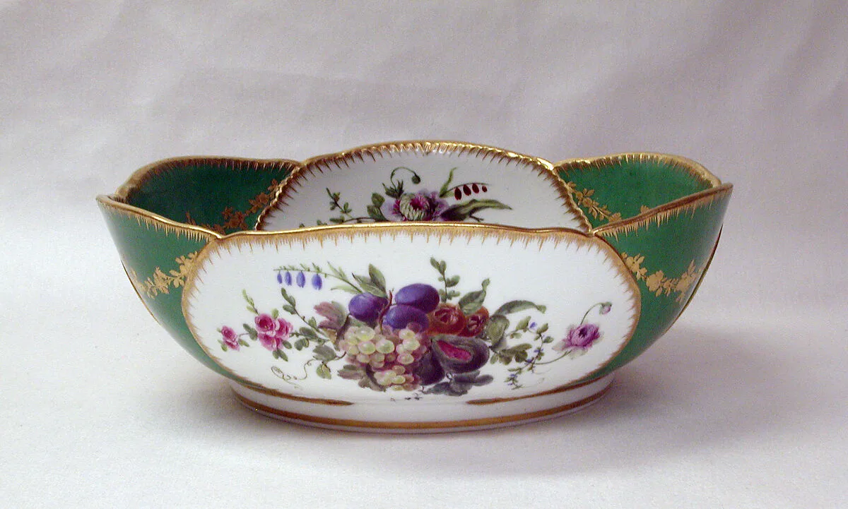 Salad bowl (Saladier) (one of six) (part of a service) — Sèvres Manufactory|Jean-Nicolas Le Bel