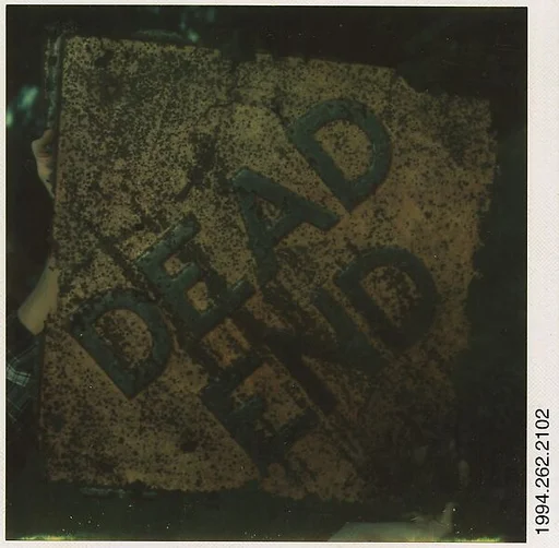 [Rusted Dead End Sign]