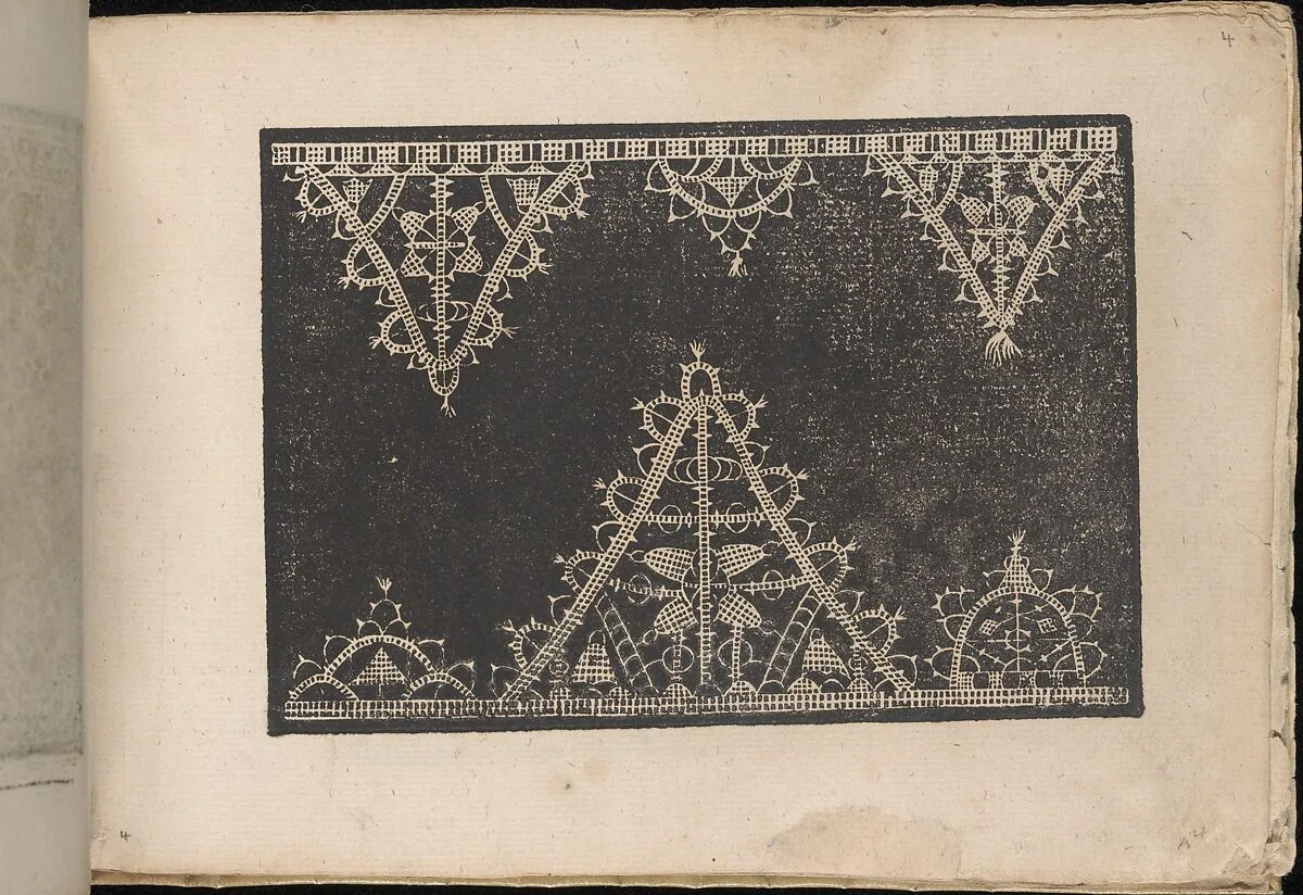 Fiori di Ricami Nuovamente Posti in Luce, page 4 (recto) — Matteo Florimi|Francesco de' Franceschi