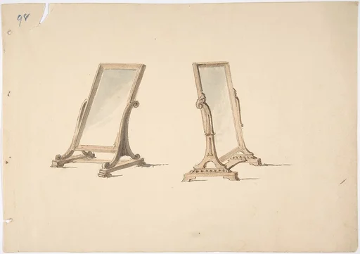 Design for Two Plain Tabletop Mirrors