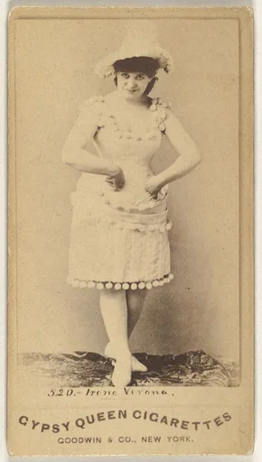 Irene Verona, from the Actors and Actresses series (N171) for Gypsy Queen Cigarettes