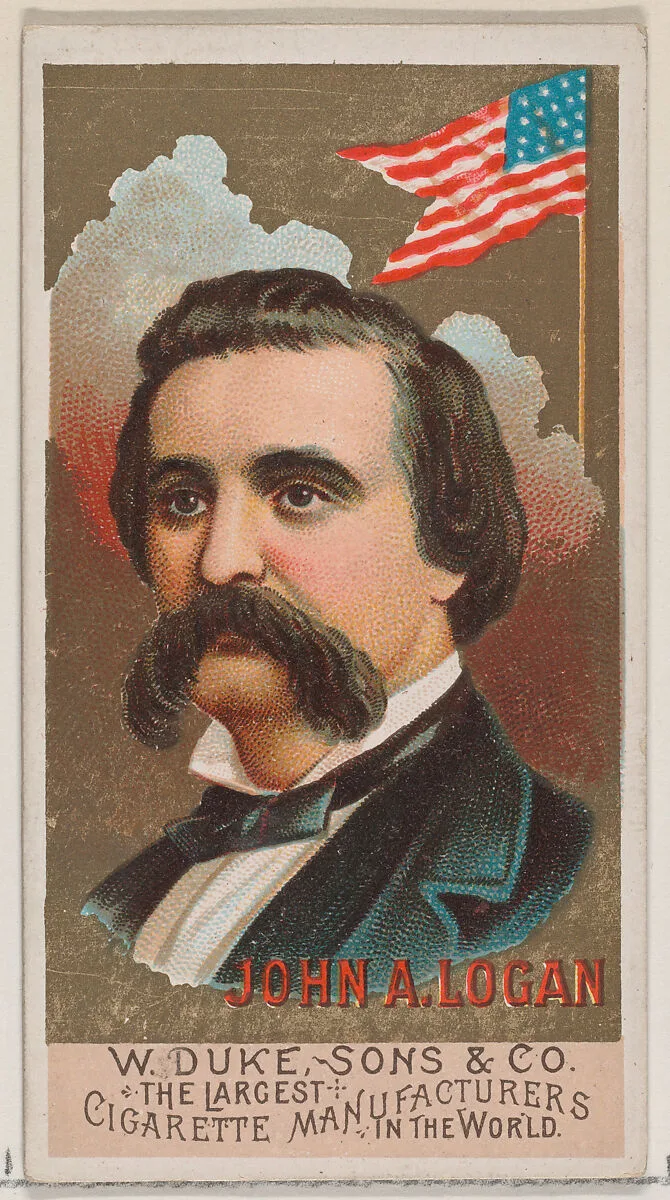 John A. Logan, from the series Great Americans (N76) for Duke brand cigarettes — W. Duke, Sons & Co.