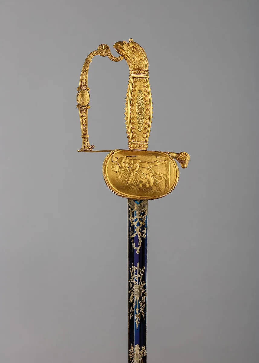 Sword and Scabbard Presented to Captain Samuel Chester Reid (1783–1861) — John Targee