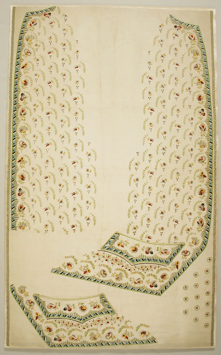 Waistcoat panel — Unknown
