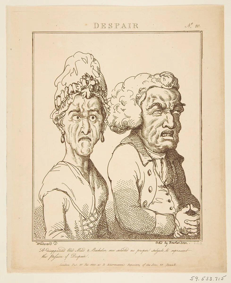 Despair — Rudolph Ackermann, London|Thomas Rowlandson|George Murgatroyd Woodward