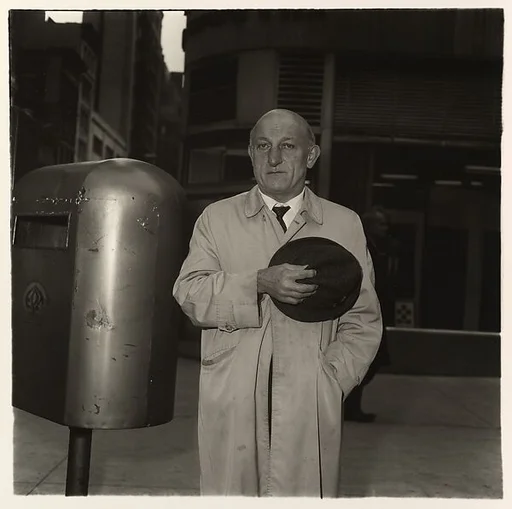 Man at a parade on Fifth Avenue, N.Y.C.