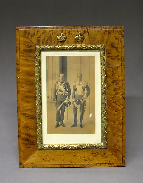 Picture frame with original photograph — House of Carl Fabergé|Karl Gustav Hjalmar Armfelt