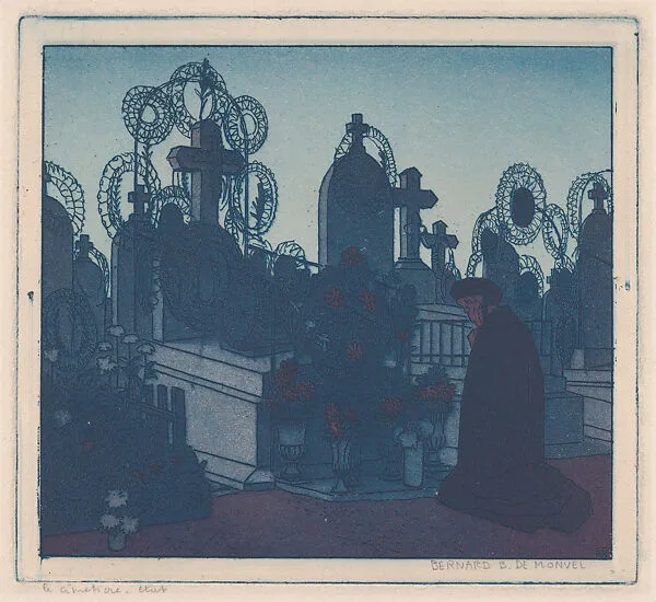 The Cemetery — Bernard Boutet de Monvel