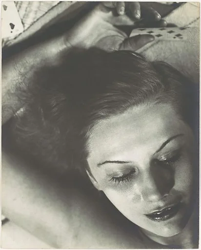 Portrait Composition (Woman with Cards)