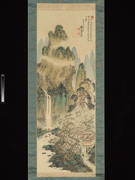 歳寒三友図 (Saikan sanyū zu)|Three Friends of Winter — Tomioka Tessai 富岡鉄斎