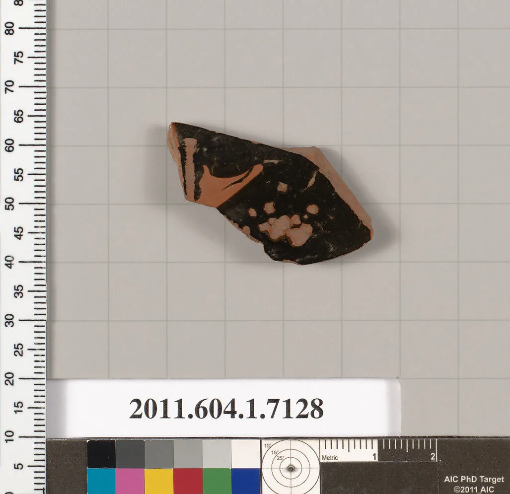 Terracotta fragment of a kylix (drinking cup) — Unknown