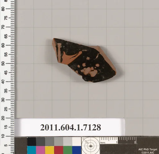 Terracotta fragment of a kylix (drinking cup)
