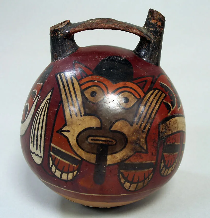 Double Spout Bottle, Feline-Otter — Unknown