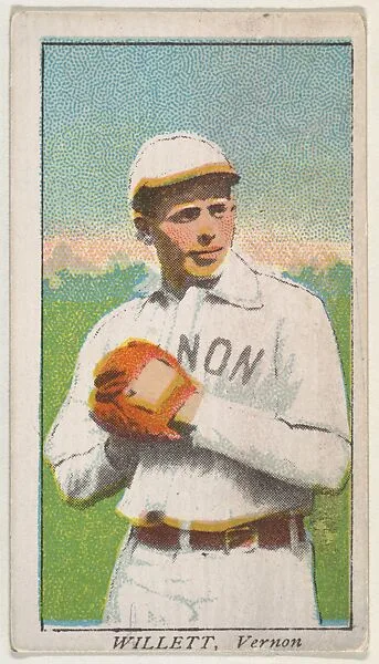 Willett, Vernon, from the "Obak Baseball Players" set (T212), issued by the American Tobacco Company to promote Obak Mouthpiece Cigarettes — American Tobacco Company