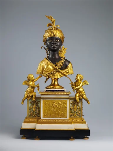 Mantel clock with musical movement