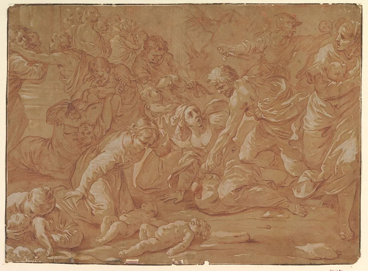 Massacre of the Innocents — Anonymous, Italian, 17th century