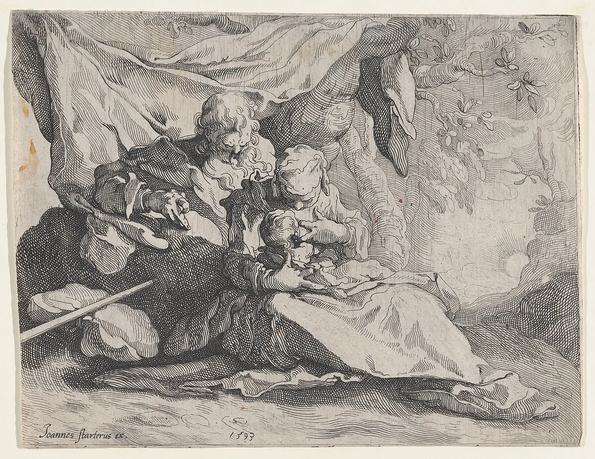 The Rest on the Flight into Egypt — Gerrit Pietersz. Sweelink