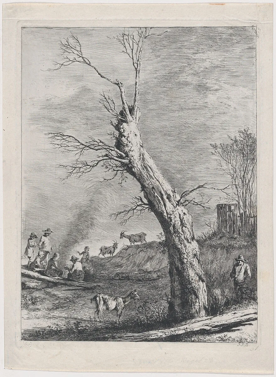 Winter, after a drawing completed in Saint-Chamond — Jean Jacques de Boissieu