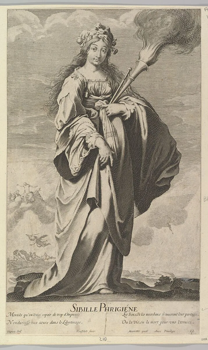 Sibylle Phrygienne — Abraham Bosse|Pierre Mariette|Gilles Rousselet|Claude Vignon