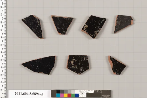 Terracotta fragments of a column-krater (bowl for mixing wine and water)