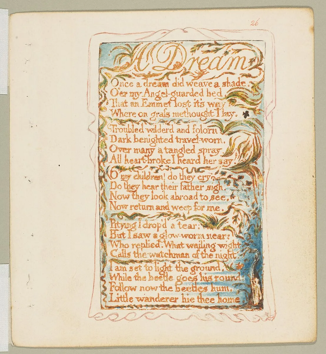 Songs of Innocence: A Dream — William Blake