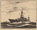 USS Chester — Gordon Grant|Associated American Artists