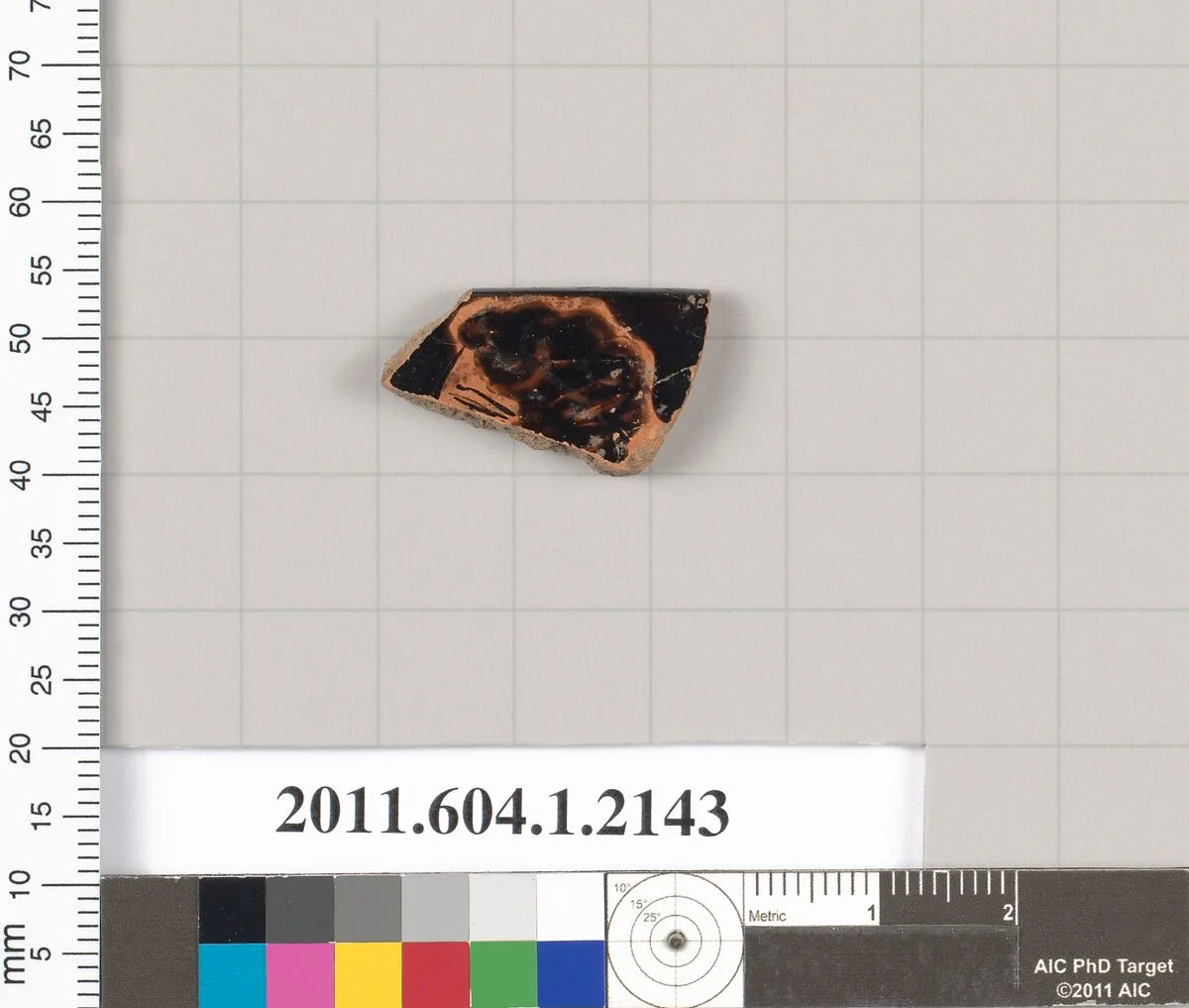 Terracotta rim fragment of a kylix (drinking cup) — Unknown