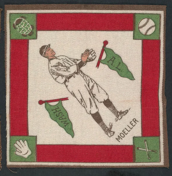 Danny Moeller, Washington, American League from Baseball Players Felt Blanket series (B18) — Unknown