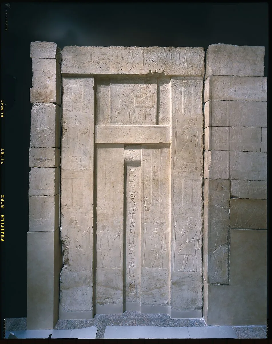 Tomb Chapel of Raemkai: False Door on West Wall — Unknown