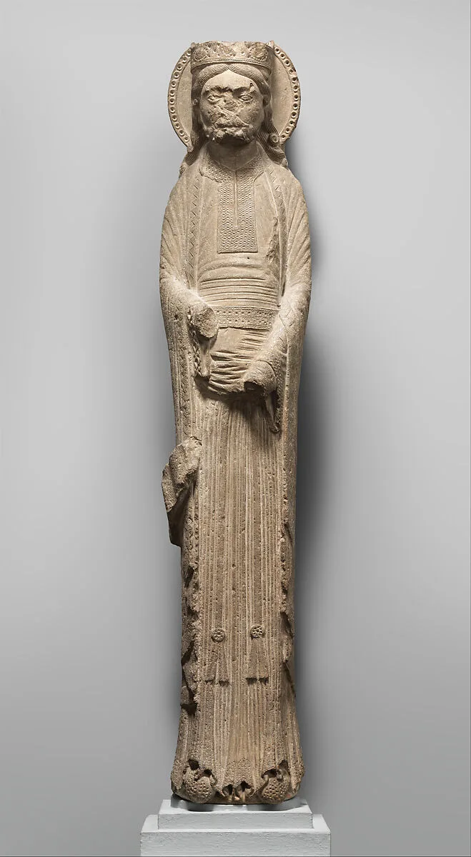 Column Statue of a King — Unknown