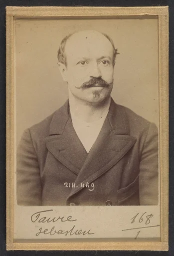 Favre. Sébastien. 36 ans, né à St Étienne (Loire). Négociant. Port d'arme prohibée, anarchiste. 20/2/94.