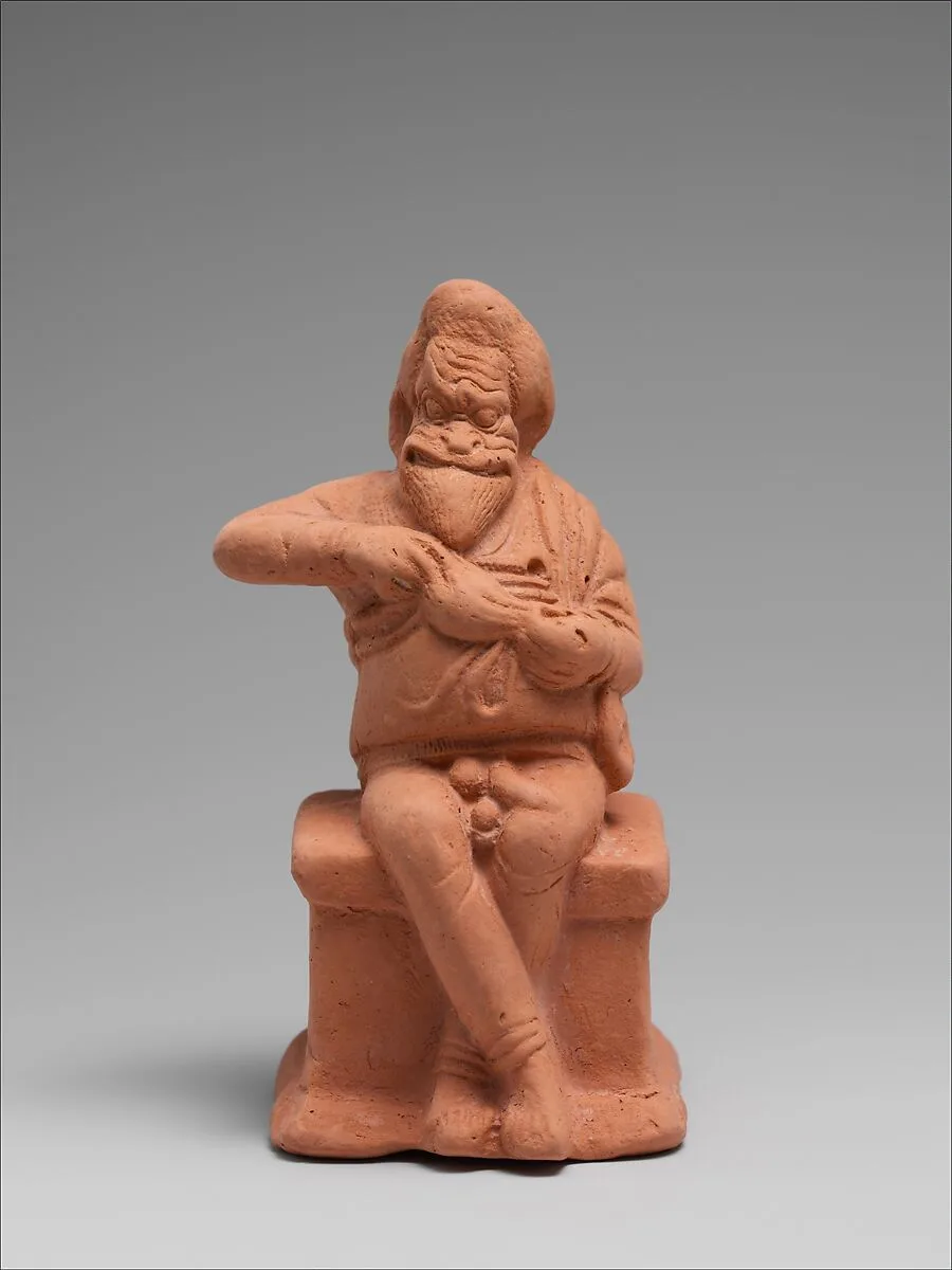 Terracotta statuette of an actor — Unknown