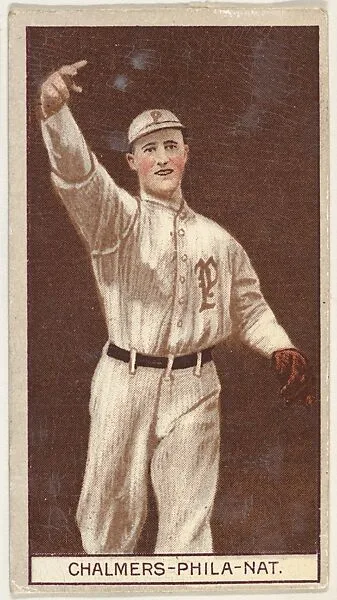 George Chalmers, Philadelphia, National League, from the Brown Background series (T207) for the American Tobacco Company — American Tobacco Company