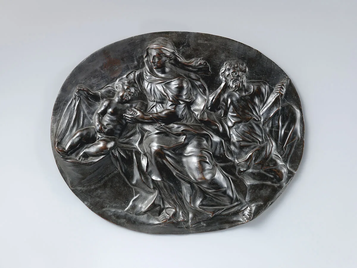 The rest on the flight into Egypt — Alessandro Algardi