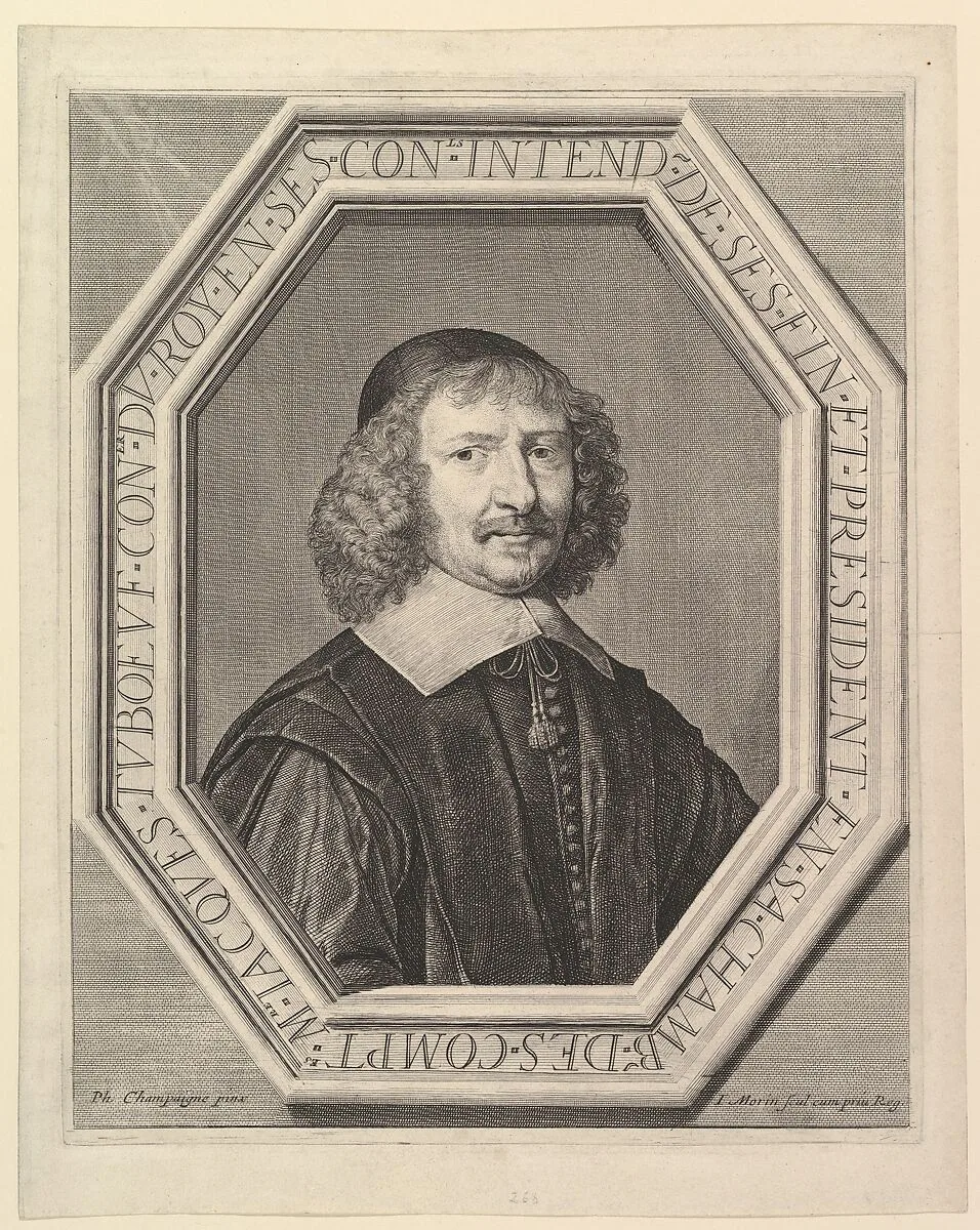 Jacques Tuboeuf, intendant des finances — Jean Morin|Philippe de Champaigne