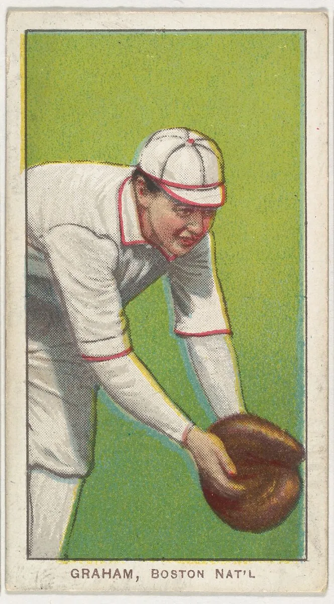 Graham, Boston, National League, from the White Border series (T206) for the American Tobacco Company — American Tobacco Company