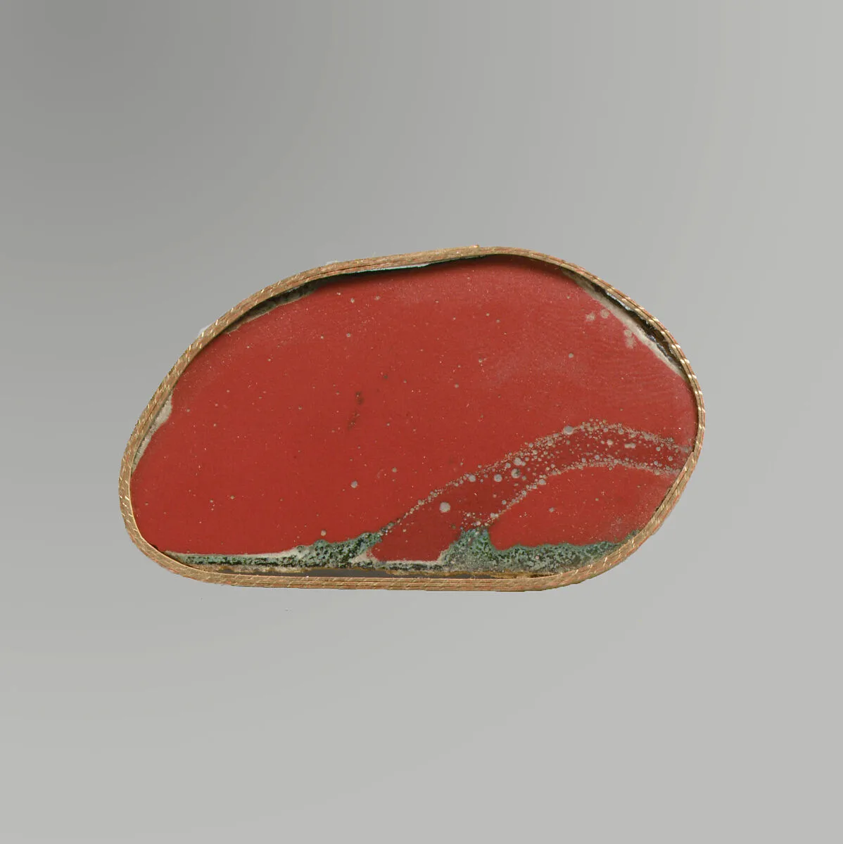 Glass monochrome inlay fragment — Unknown