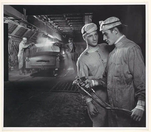 Ford of Canada. Canadian Automobile Plant. Paint Spraying Operation — Yousuf Karsh