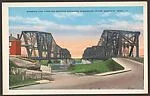 Memphis and Harahan Bridges Spanning Mississippi River. Memphis, Tenn. — Unknown