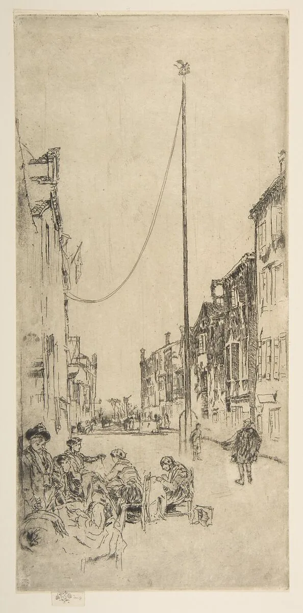 The Mast (The Venetian Mast) — James McNeill Whistler